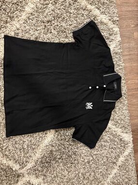 Amiri Black Button-down Shirt Men’s Short Sleeve polo Shirt Size XL